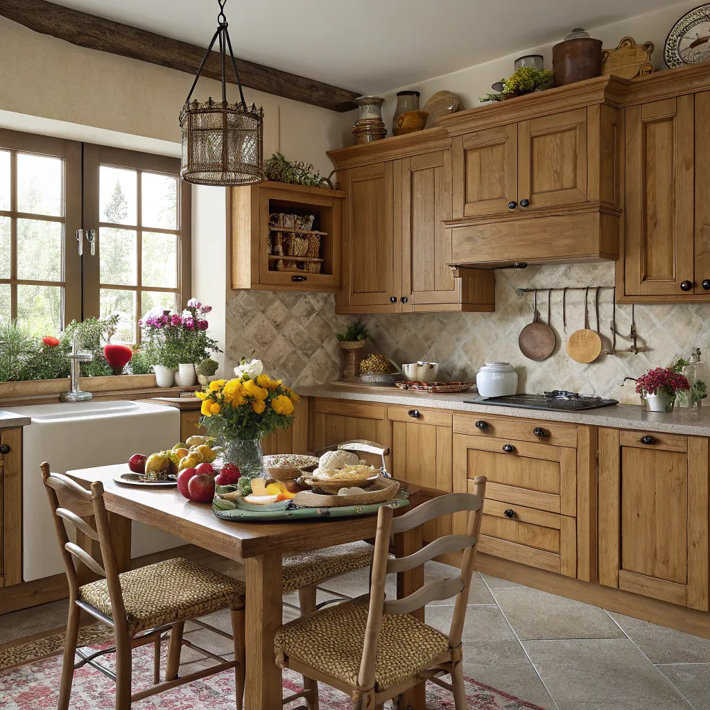 Cozy kitchen environment